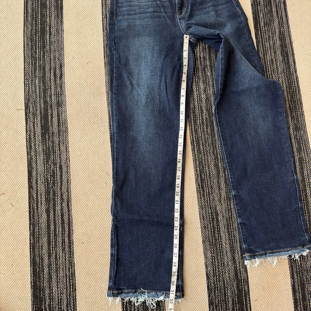 Judy Blue Women's Straight Leg Jeans - Dark Blue - Picture 10 of 11